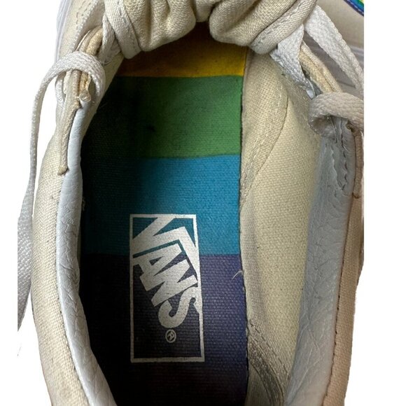 Vans Limited Edition Old Skool Rainbow Skate Sneaker Shoes - Picture 8 of 10